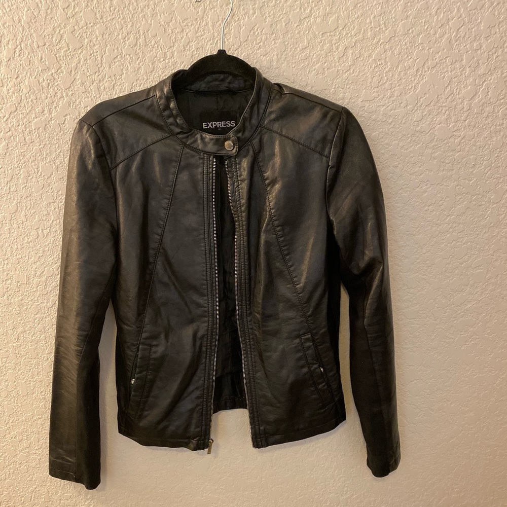 Faux Leather Jacket